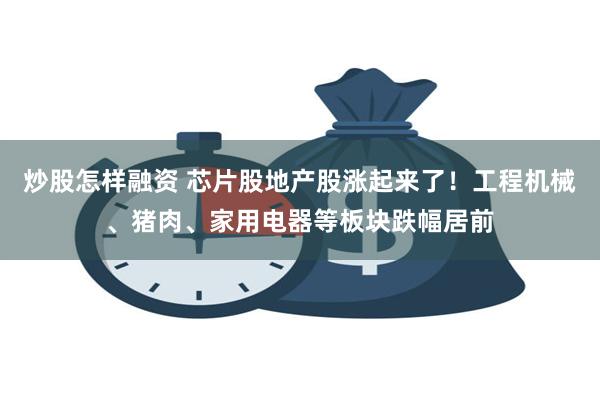 炒股怎样融资 芯片股地产股涨起来了！工程机械、猪肉、家用电器等板块跌幅居前