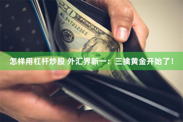 怎样用杠杆炒股 外汇界新一：三擒黄金开始了！